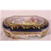 Image 1 : Lot 230_: Hand Painted Porcelain Box, Probably French, Ca. 1900