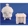 Image 1 : Lot 270_: Two (2) Milk Glass Covered Jars