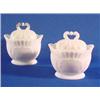 Image 1 : Lot 271_: Two (2) Milk Glass Covered Sugar Bowls