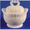 Image 2 : Lot 271_: Two (2) Milk Glass Covered Sugar Bowls