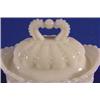 Image 3 : Lot 271_: Two (2) Milk Glass Covered Sugar Bowls