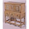 Image 1 : Lot 290_: Heavily Carved Oak Writing Desk