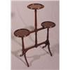 Image 1 : Lot 320_: Old Walnut Three Tiered Plant Stand, Ca. 1890