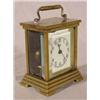 Image 1 : Lot 333_: Old Brass Waterbury Clock Co. Carriage Clock