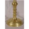 Image 3 : Lot 334_: Tall Turned Brass Candle Sticks