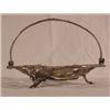 Image 3 : Lot 338_: Silver Plate Swing Handled Basket