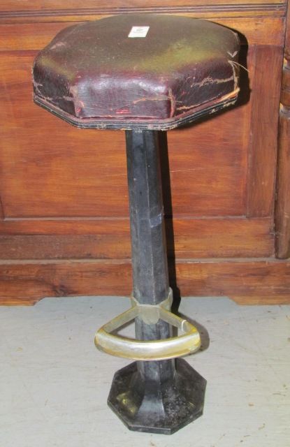 1800s Original Railroad Iron Stool From NY Central Station with ...