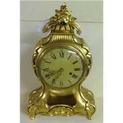 Birka Gold Keywind French Mantle Clock