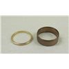 Image 1 : 2 14K Gold 4.7 Gram Rings