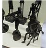 Image 2 : 12 Pc. Set Bronze Statues Music Band in Great Detail