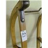 Image 2 : Wooden snow sled with metal runners