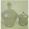 Image 1 : 2 Covered Crystal Dishes