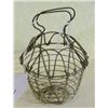 Image 1 : 6" Tall Single Wired Egg Basket