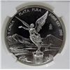 Image 2 : 2004-Mo Mexico Libertad Silver Coin 1onza NGC MS66