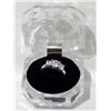 Image 1 : Ladies Past Present Future Silver Ring