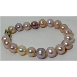 Fresh Water Tri colored Pearl Bracelet