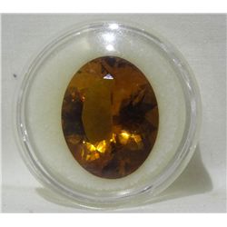 21x16 Rare Oval Citrine Gemstone