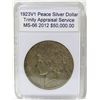 Image 1 : 1923 Silver Peace Dollar VAM! MS-66 w/Appraisal