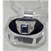 Image 1 : Men's Size 11 Custom Sterling Silver & Amethyst