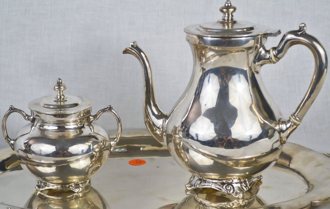 Vintage sterling silver 3 piece tea set