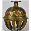 Image 1 : Vintage Chinese enameled brass bell