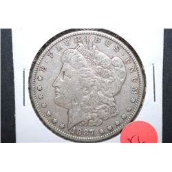 1887 Silver Morgan $1