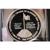 Image 2 : 1991 Denver Mining Club Silver Round; .999 Fine Silver 1 Oz.; Int'l Order of Ragged-Ass Miners