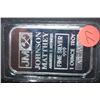 Image 1 : Johnson Matthey Assayers & Refiners Silver Ingot; .999 Fine Silver 1 Oz.
