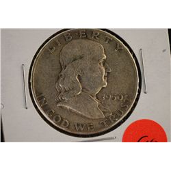 1950 Ben Franklin Half Dollar