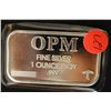 Image 1 : Ohio Precious Metals Silver Ingot; .999 Fine Silver 1 Oz.; From Recycled Sources