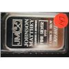 Image 1 : Johnson Matthey Assayers & Refiners Silver Ingot; .999 Fine Silver 1 Oz.