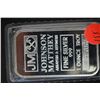 Image 1 : Johnson Matthey Assayers & Refiners Silver Ingot; .999 Fine Silver 1 Oz.