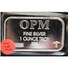 Image 1 : Ohio Precious Metals Silver Ingot; .999 Fine Silver 1 Oz.; From Recycled Sources