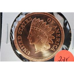 Golden State Mint Copper Round; .999 Fine Copper 1/2 Oz.