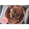 Image 1 : 2012 Copper Round; .999 Fine Copper 1 Oz.; "Mercury Dime"