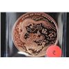 Image 2 : 2012 Provident Metals Copper Round; .999 Fine Copper 1 Oz.; Year of the Dragon