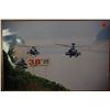 Image 1 : Photo of Two Military Helicopters in Vietnam; Size 10x15