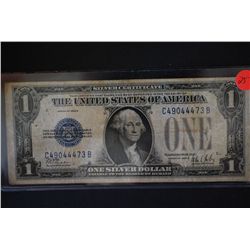 1928-B US Silver Certificate $1; Blue Seal