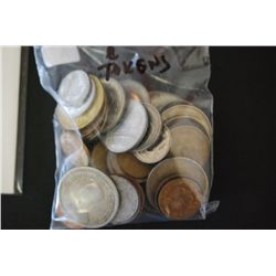 World Coins & Tokens; Various Dates, Conditions & Denominations; Lot of 50