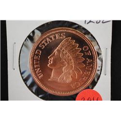 Golden State Mint Copper Round; .999 Fine Copper 1/2 Oz.