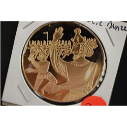 Christmas Medal; On The Twelth Day Of Christmas . . . . . ; Solid Bronze