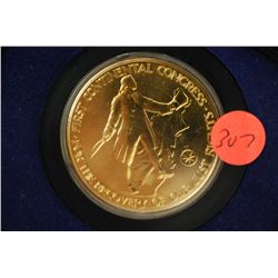 1974 American Revolution Bicentennial Commerative Medal; John Adams-First Continental Congress