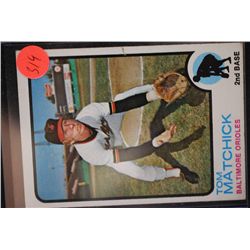 1973 MLB Tom Matchick Baltimore Orioles Baseball Trading Card