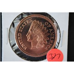 Golden State Mint Copper Round; .999 Fine Copper 1/2 Oz.
