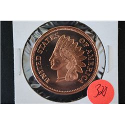 Golden State Mint Copper Round; .999 Fine Copper 1/2 Oz.