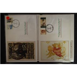 1989 Hummel Christmas Commerative Cover Collection "God Is Born" & "Searching The Heavens" W/US Chri