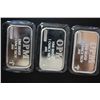 Image 1 : Ohio Precious Metals Silver Ingot; .999 Fine Silver 1 Oz.; Lot of 3; From Recycled Sources