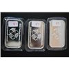 Image 2 : Ohio Precious Metals Silver Ingot; .999 Fine Silver 1 Oz.; Lot of 3; From Recycled Sources