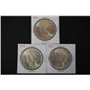 Image 1 : 1923 Peace $1; Lot of 3