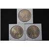 Image 2 : 1923 Peace $1; Lot of 3